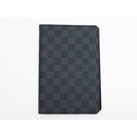 Louis Vuitton Black Damier Graphite iPad Case Folio - Picture 1 of 3
